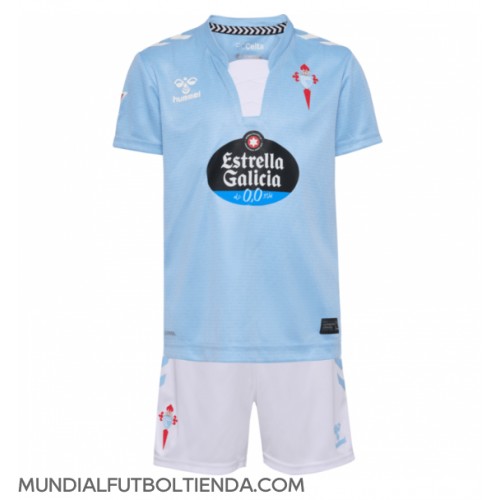 Camiseta Celta Vigo Primera Equipación Replica 2024-25 para niños mangas cortas (+ Pantalones cortos)